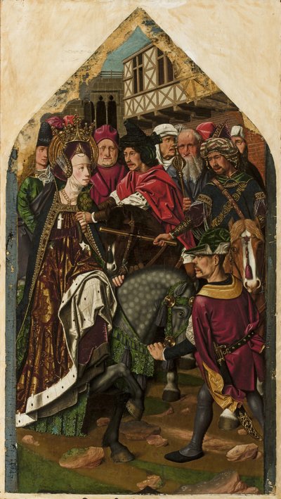 The Arrest of Santa Engracia, 1474-77 by Bartolomé Bermejo